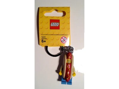 LEGO onderdeel Hot Dog Man Key Chain (853571)