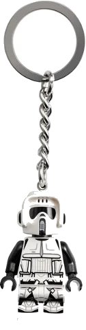 LEGO onderdeel Scout Trooper (Black Arms, Printed Legs) Key Chain (854246)