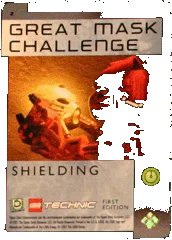 LEGO onderdeel BIONICLE Great Mask Challenge Game Card   2 (BioGMC002)