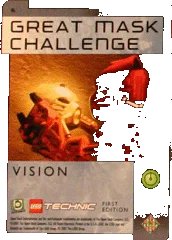 LEGO onderdeel BIONICLE Great Mask Challenge Game Card   6 (BioGMC006)