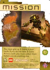 LEGO part BIONICLE Great Mask Challenge Game Card   8 BioGMC008