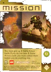 LEGO part BIONICLE Great Mask Challenge Game Card   9 BioGMC009