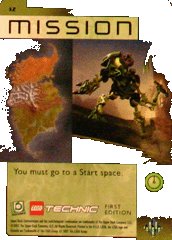 LEGO part BIONICLE Great Mask Challenge Game Card  12 BioGMC012