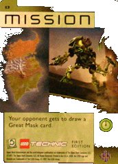 LEGO part BIONICLE Great Mask Challenge Game Card  13 BioGMC013