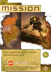 LEGO part BIONICLE Great Mask Challenge Game Card  14 BioGMC014