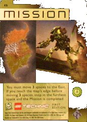 LEGO part BIONICLE Great Mask Challenge Game Card  15 BioGMC015