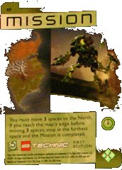 LEGO part BIONICLE Great Mask Challenge Game Card  17 BioGMC017