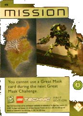 LEGO part BIONICLE Great Mask Challenge Game Card  19 (BioGMC019)