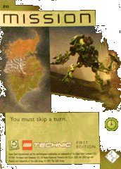 LEGO part BIONICLE Great Mask Challenge Game Card  20 BioGMC020