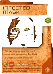 LEGO part BIONICLE Great Mask Challenge Game Card  22 (BioGMC022)