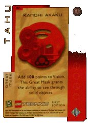 LEGO part BIONICLE Great Mask Challenge Game Card  47 (BioGMC047)