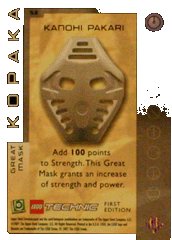 LEGO part BIONICLE Great Mask Challenge Game Card  53 (BioGMC053)