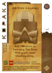 LEGO part BIONICLE Great Mask Challenge Game Card  54 (BioGMC054)