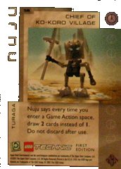 LEGO part BIONICLE Great Mask Challenge Game Card  58 BioGMC058