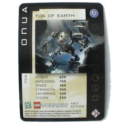 LEGO part BIONICLE Great Mask Challenge Game Card  61 (BioGMC061)
