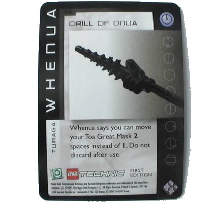 LEGO part BIONICLE Great Mask Challenge Game Card  69 (BioGMC069)