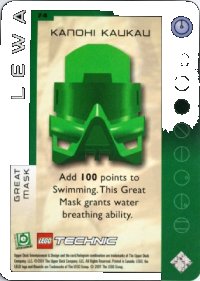 LEGO part BIONICLE Great Mask Challenge Game Card  74 BioGMC074
