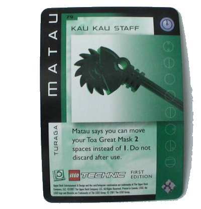 LEGO part BIONICLE Great Mask Challenge Game Card  79 (BioGMC079)