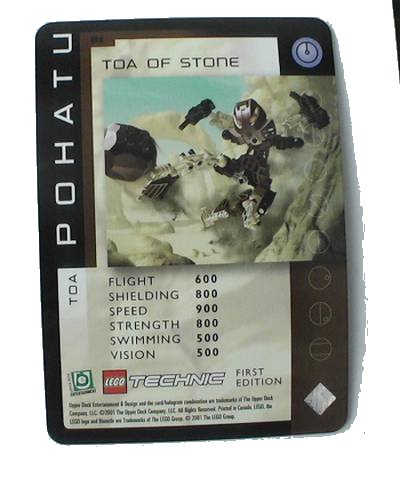 LEGO part BIONICLE Great Mask Challenge Game Card  81 (BioGMC081)