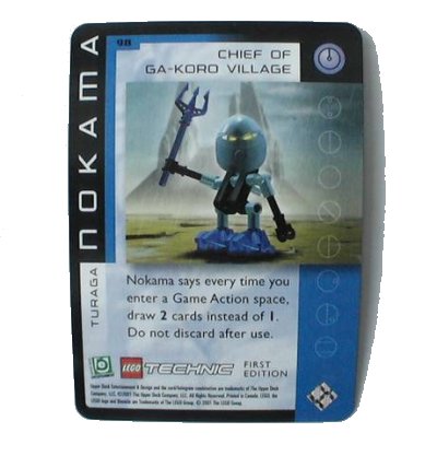 LEGO part BIONICLE Great Mask Challenge Game Card  98 (BioGMC098)