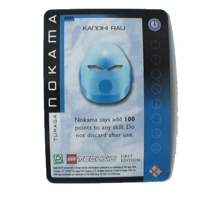 LEGO part BIONICLE Great Mask Challenge Game Card 100 (BioGMC100)