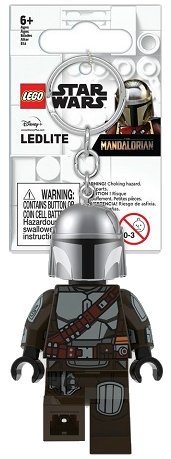 LEGO part LED Key Light The Mandalorian / Din Djarin / 'Mando' Key Chain (LEDLITE) LGL-KE187H