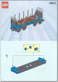 LEGO part Open Freight Wagon 10013-1