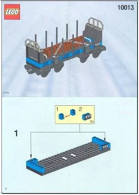 LEGO onderdeel Open Freight Wagon (10013-1)