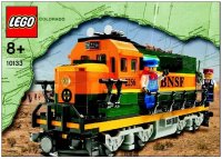 LEGO part Burlington Northern Santa Fe (BNSF) GP-38 Locomotive 10133-1