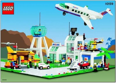LEGO onderdeel City Airport - City Logo Box (10159-1)
