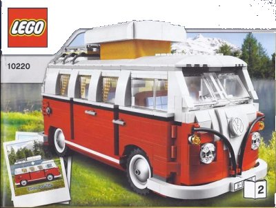 LEGO onderdeel Volkswagen T1 Camper Van (VW Bus) (10220-1)