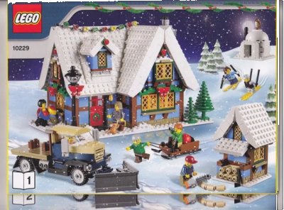 LEGO onderdeel Winter Village Cottage (10229-1)
