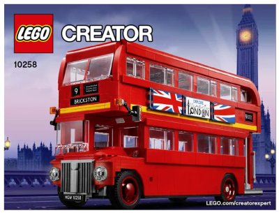 LEGO onderdeel London Bus (10258-1)