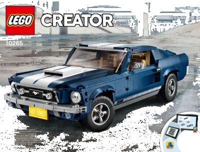 LEGO onderdeel Ford Mustang (10265-1)