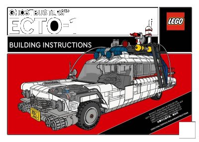 LEGO onderdeel Ghostbusters ECTO-1 (10274-1)