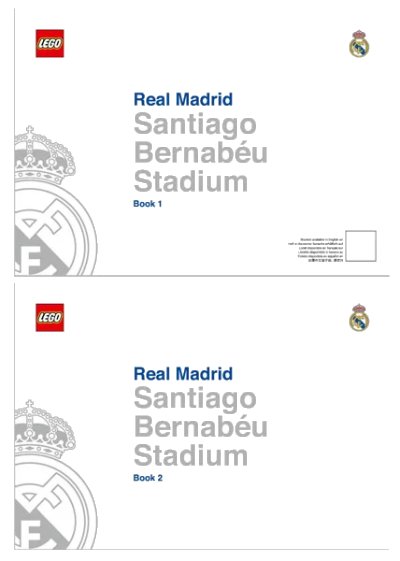 LEGO onderdeel Real Madrid - Santiago Bernabéu Stadium (10299-1)