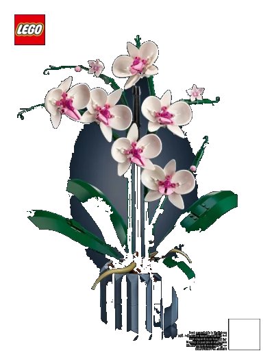 LEGO onderdeel Orchid (10311-1)