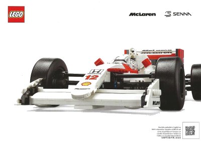 LEGO part McLaren MP4/4 & Ayrton Senna (10330-1)
