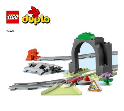 LEGO onderdeel Train Tunnel and Tracks Expansion Set (10425-1)