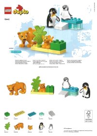 LEGO part Wild Animal Families: Penguins & Lions 10442-1