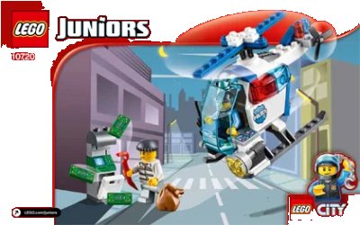 LEGO onderdeel Police Helicopter Chase (10720-1)