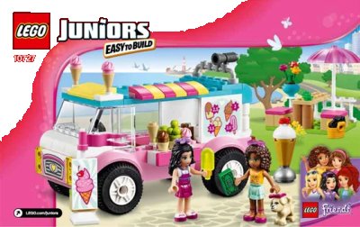 LEGO onderdeel Emma's Ice Cream Truck (10727-1)