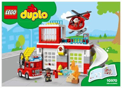 LEGO onderdeel Fire Station & Helicopter (10970-1)