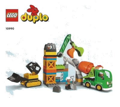 LEGO onderdeel Construction Site (10990-1)
