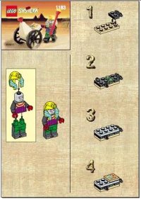 LEGO part Mummy and Cart 1183-1