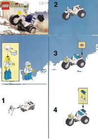 LEGO part Tri-motorbike 1249-1