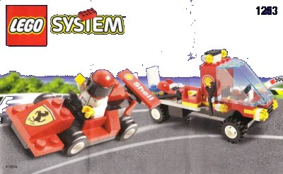 LEGO onderdeel Shell Car Transporter (1253-1)