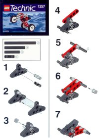 LEGO onderdeel Driewieler 1257-1