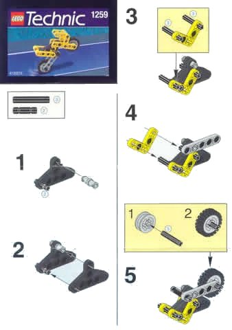 LEGO onderdeel Motorbike (1259-1)