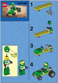 LEGO part Green Buggy 1284-1